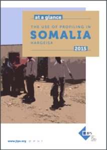 Cover image of the publication "At a glance: the use of profiling in Somalia Hargeisa"