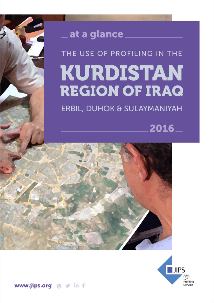 At a Glance: the Use of Profiling in the Kurdistan Region of Iraq (Erbil, Duhok, Sulaymaniyah, 2016)