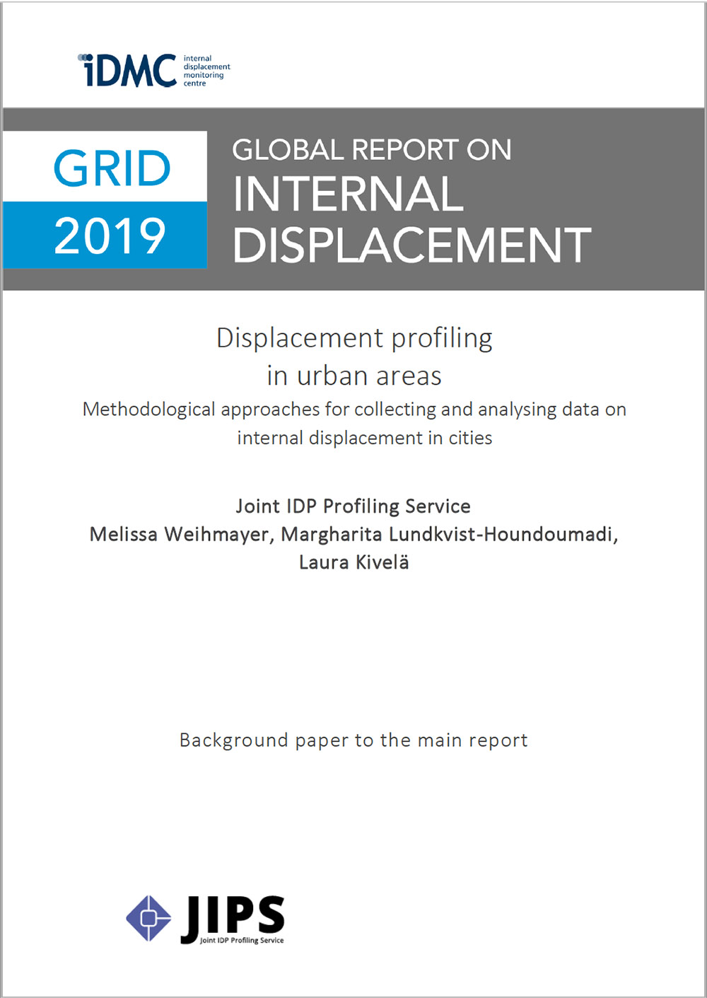 IDMC' Global Report on Internal Displacement (GRID) 2019 Background