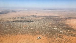 Aerial view of El Fasher, Darfur (Sudan)