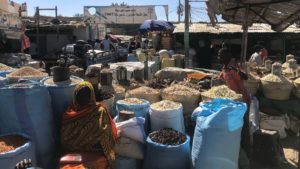 Market view in Nyala, Darfur (Sudan).