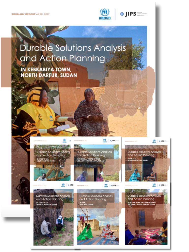 Durable Solutions Analysis and Action Planning (CERF Sudan, UNHCR, JIPS 2022)